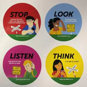 TrackSAFE stickers
