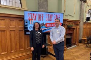 Lisa D and Gavin P Launch